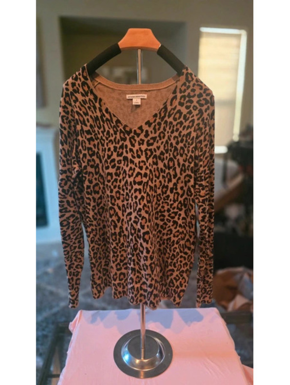 Womens Leapord Print Sweater